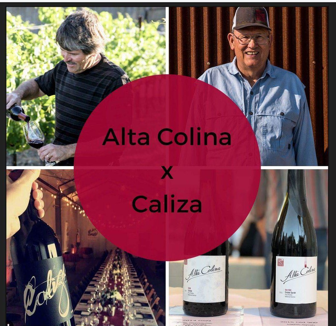 Two great winemakers, two great wine labels...for the month of September, club members receive reciprocal member benefits in the tasting room! <a href="/AltaColina/">Maggie</a> <a href="/ACBob/">Bob Tillman</a> #pasowine #pasorobles