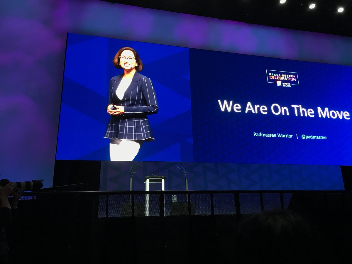 Open the door and go through it.  #GHC18