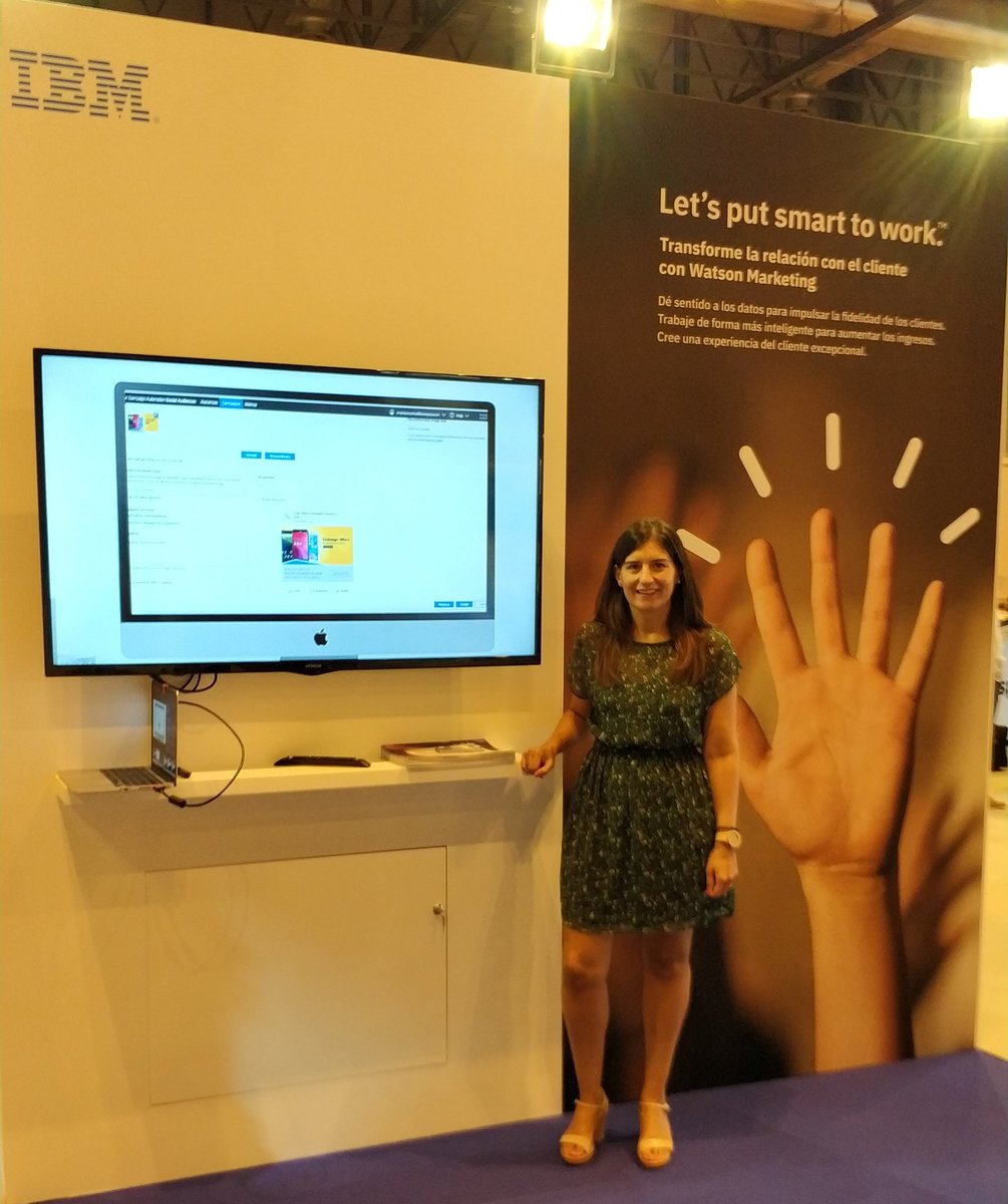 dabizinc's tweet photo. Mañana presentación de @AnaGobernado a las 11:45 en Auditorio 4 y demo a las 12:30 de @irecouso en nuestro Stand 79. ¡Nos vemos allí! https://t.co/uwEBgnBDQk @IBMforMarketing @IBM_ES https://t.co/WvCXC8h3Gg