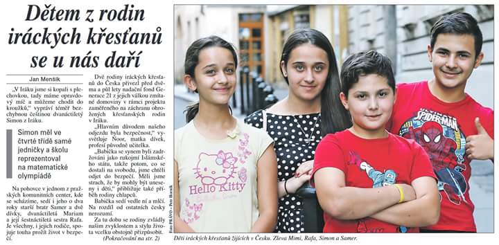 Té hrstce uprchlíků před ISIS, které jsme přijali, se u nás daří dobře a rodiny jsou finančně soběstačné.
Jako Žižkovák jsem hrdej na to, že k tomu přispěli i lidi z farnosti u sv. Prokopa.

Ne všichni jsou takový bezcitný kreatury jako náš premiér, prezident a arcibiskup.