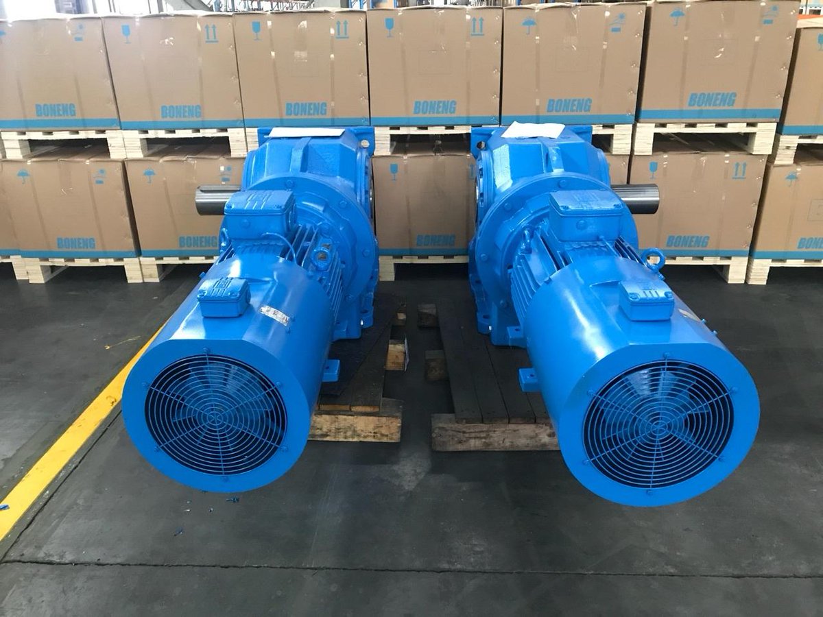 BonengUSA's tweet photo. Twin drives ready to go. #Gearbox #GetGoing #PowerTransmission #Boneng #BigPower https://t.co/fPdQY6t8HO