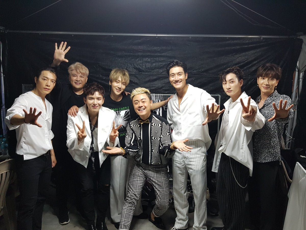 With #superjunior really good guys ! #Love #prhyme #mcprhyme #슈퍼주니어 #프라임 #MC프라임
