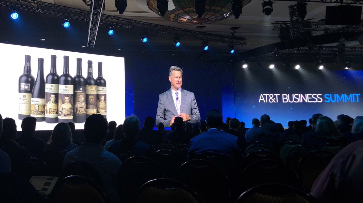 QFAdvertising's tweet photo. @ATTBusiness Every product on the planet has a cloud of data around it. The product itself has to become the new channel — we will fuse physical products &amp; their digital identity with 5G. #ATTBizSummit @Superplex @ATTBusiness #Vaporized https://t.co/W55hqY0POK