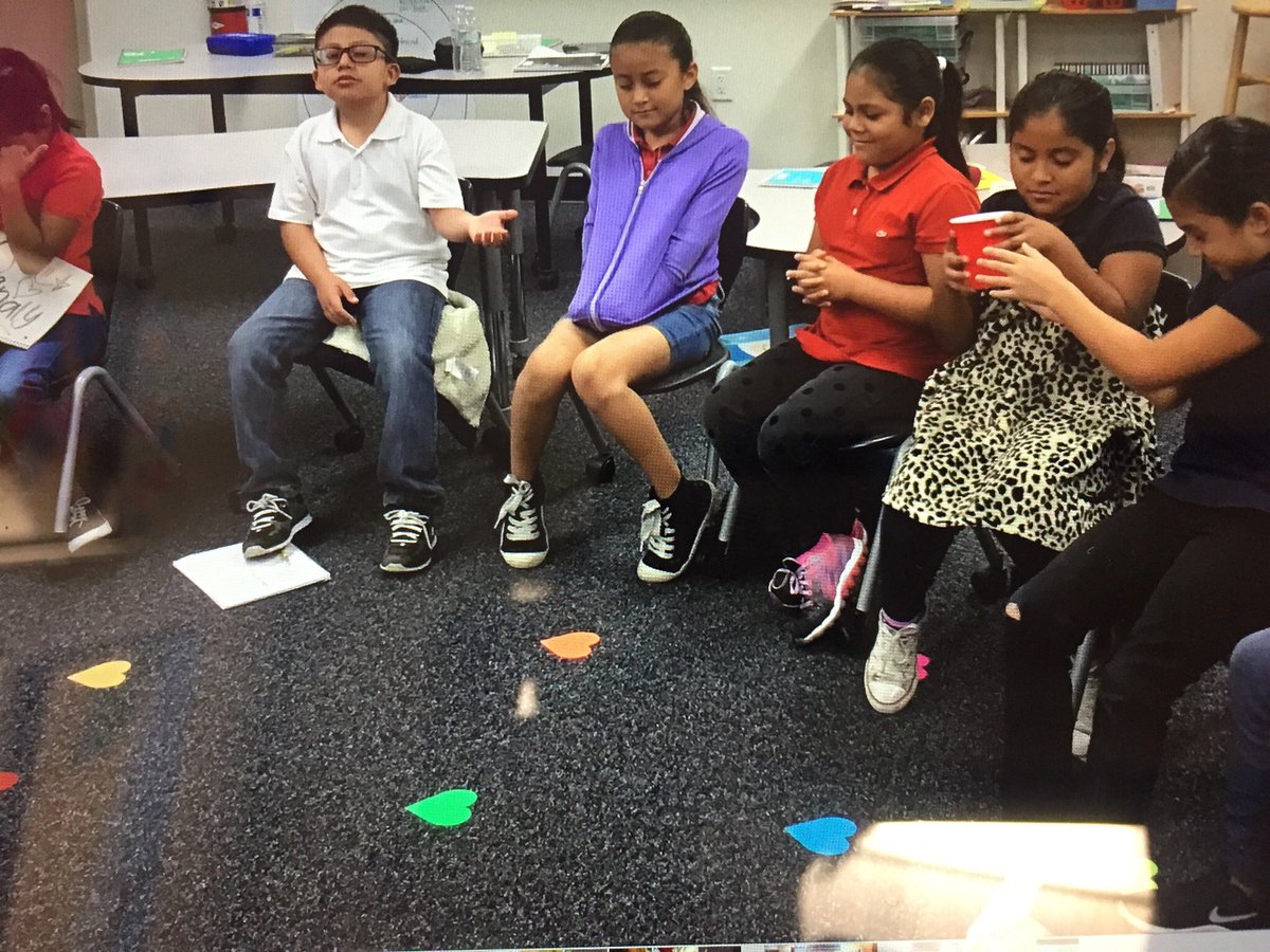 Passing the cup with our eyes closed by staying focused and learning to build trust @ThormanPanthers #WeAreTUSD #TUSDThrives