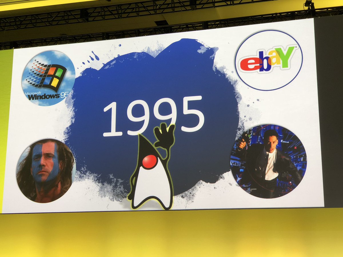 dbbaskette's tweet image. Showing my age, here. In 1995, I was presenting Java (more Hot Java at that point) for Sun Microsystems to government customers and trying to convince them that platform portability would solve lots of problems.  #writeoncerunanywhere #springone