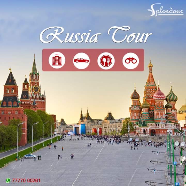 SplendourIndia's tweet photo. The Highlights of Russia tour starts in Moscow and ends in St Petersburg. Contact us 77770 00261
#RussiaTour #Moscow #Travel https://t.co/zRi4XOzjqx