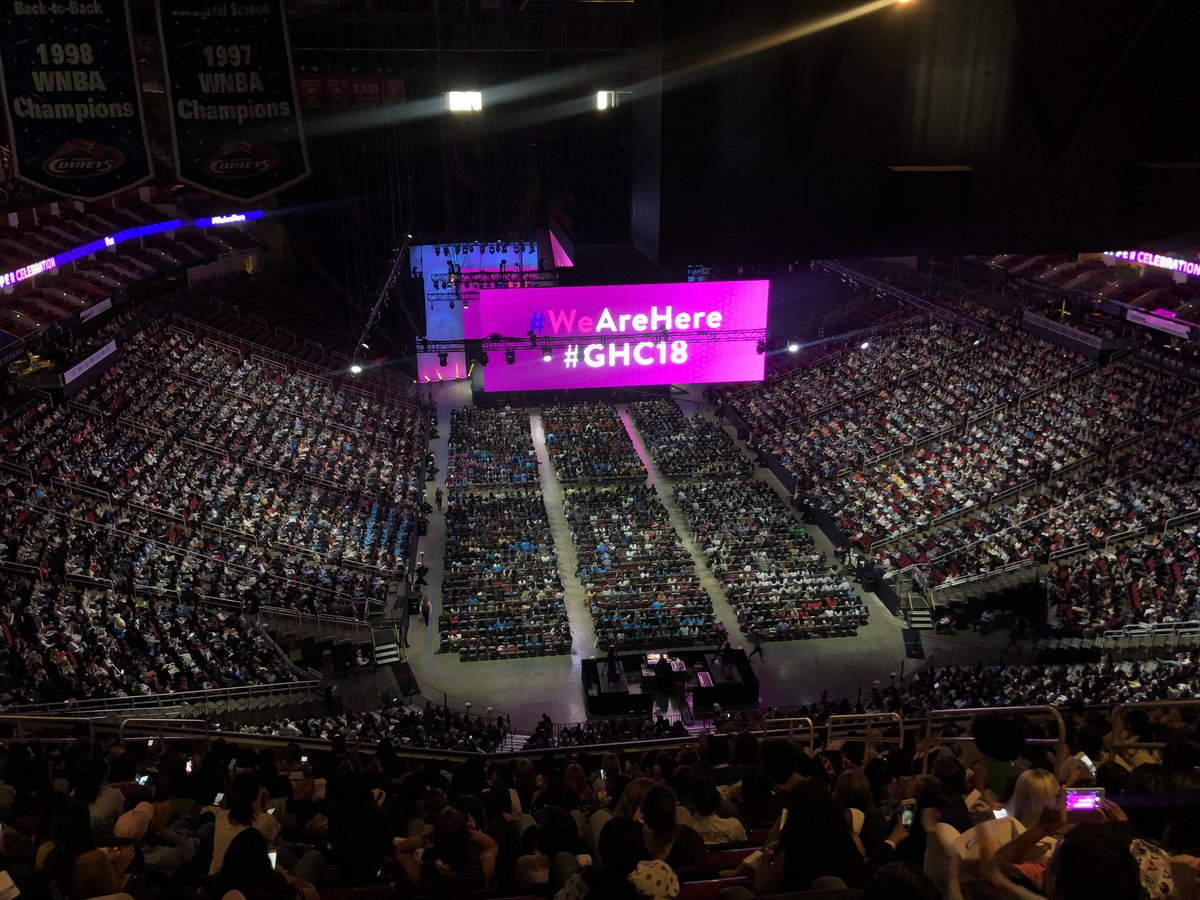SJLostInLondon's tweet photo. Wow wow wow. Beyond excited to be here for the kick off of #GHC18 with an amazing @DeepMindAI team #WeAreHere #womenintech https://t.co/zDWRu1AukN