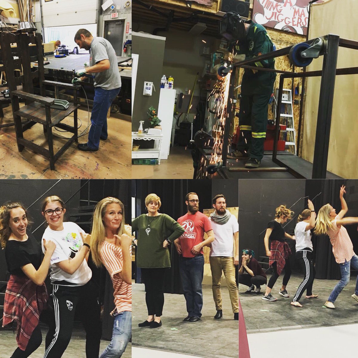 MHMTheatre's tweet photo. Everyone Working hard On Stage & Back Stage at Young Frankenstein! Got your tickets yet? #mhmt #medhat #communitytheatre https://t.co/0Q0R6bR1nh https://t.co/KtM3HilzlV