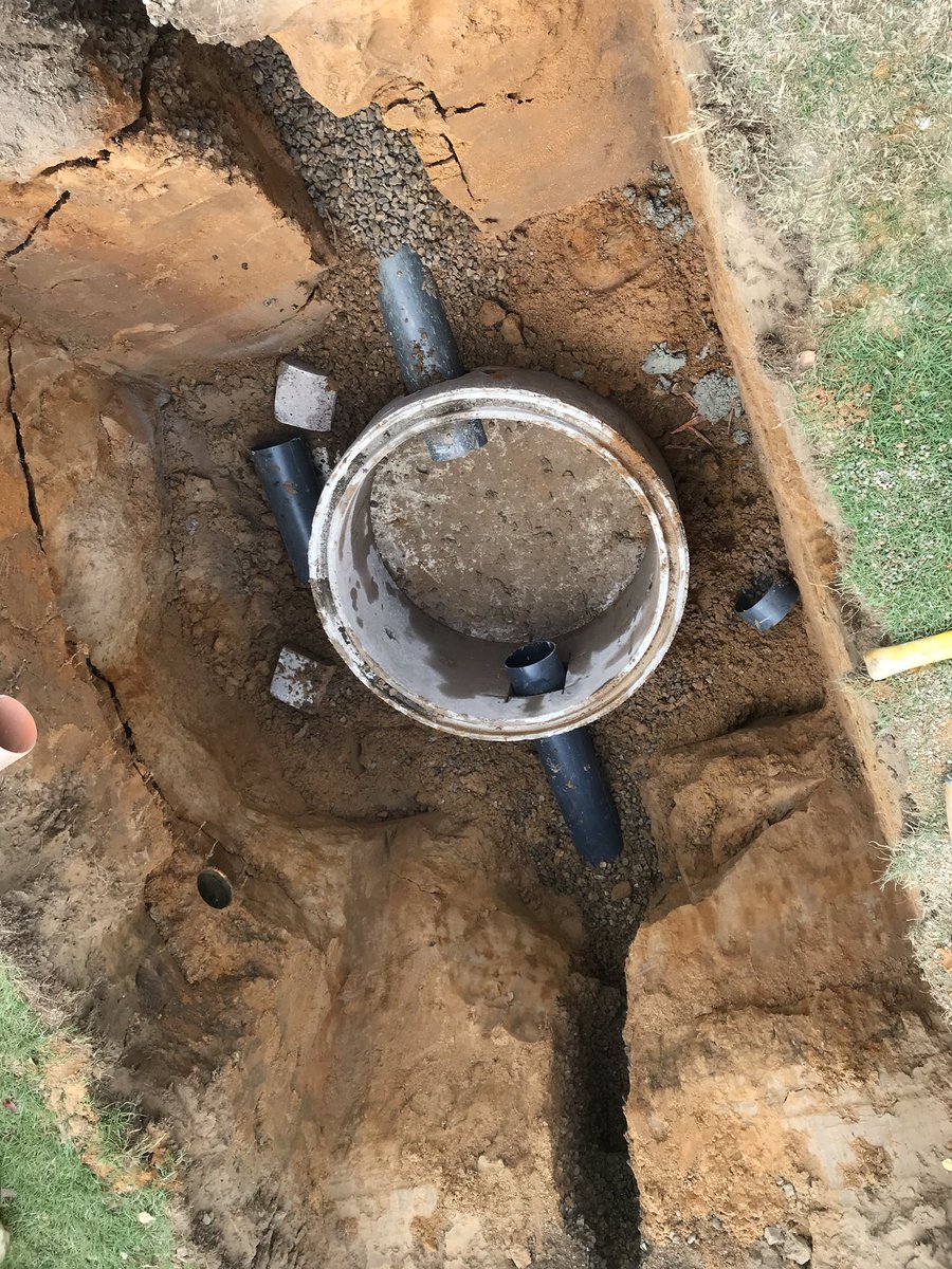 FulfordGreens's tweet photo. Installed a inspection chamber on the 4th hole today. This will make it a lot easier to jet the longest main drain on the course! @Philliskirks https://t.co/FvTjcxdTSr