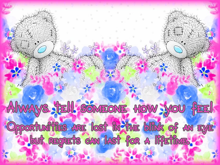 TattysTweets's tweet photo. 🌸🌺 "Always Tell Someone How You Feel" 🌺🌸

#Feelings #Honest #MetoYouBears #MetoYou #TattyTeddy https://t.co/5BL34X7KzF