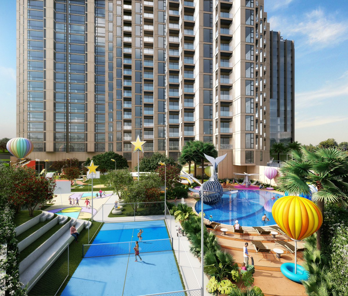 provisualcg's tweet image. #ExteriorDesign #3dRendering for the #Hospitality industry