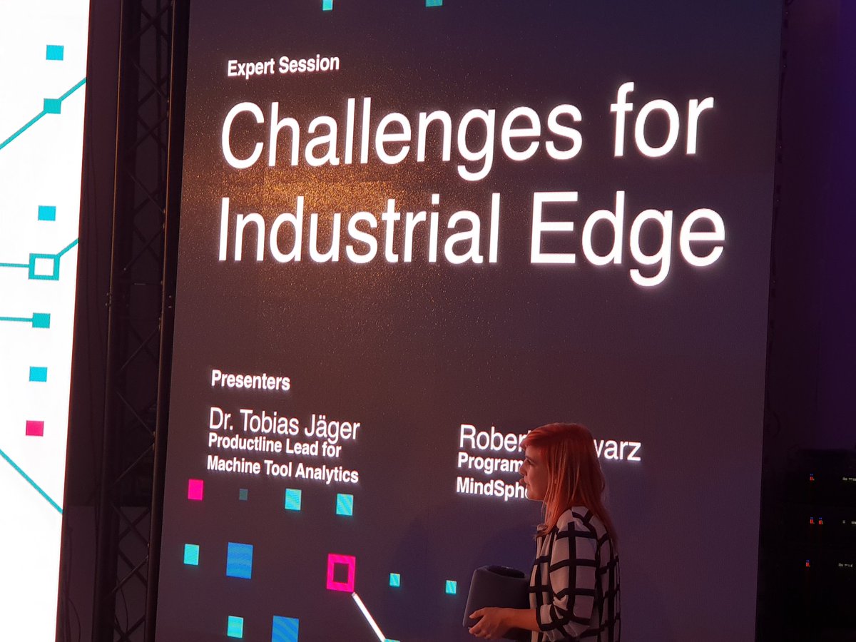 StangSteffen's tweet photo. We now talk on stage @#MindSphere #developerdays about EDGE with our experts Tobias Jäger and Robert Schwarz. Exciting news! https://t.co/fLpdnCapqd