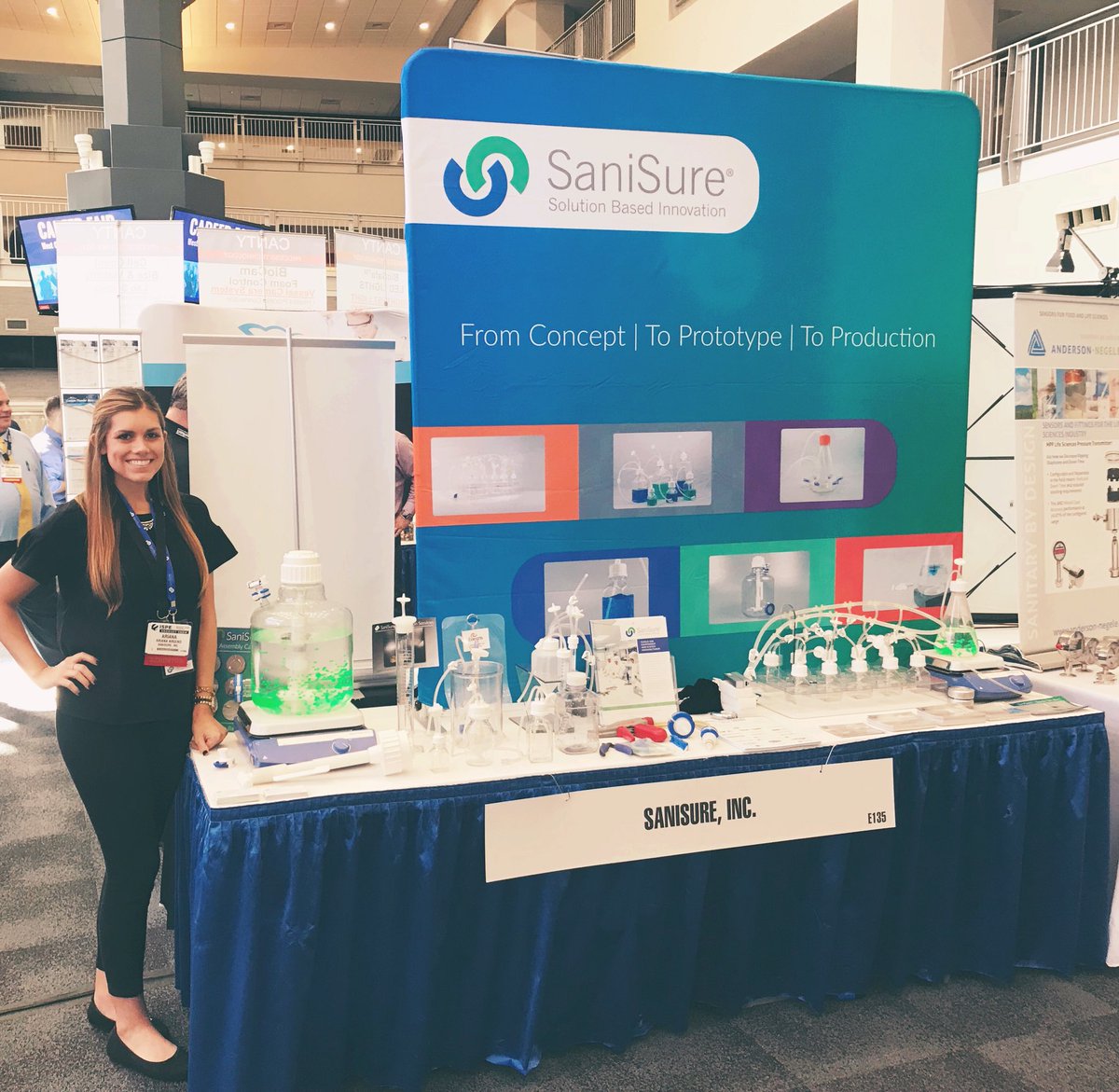 AArgend's tweet image. Showcasing @sanisure capabilities at this year’s #ispeboston conference. #lifescience #singleuse #mixed4sure #cap2v8