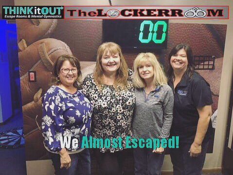 KirkpatrickMgmt's tweet image. Thank you @ThinkItOutEscp for an amazing experience for our team building event! 😁 we had a blast!! #TeamKMC #ThinkItOut