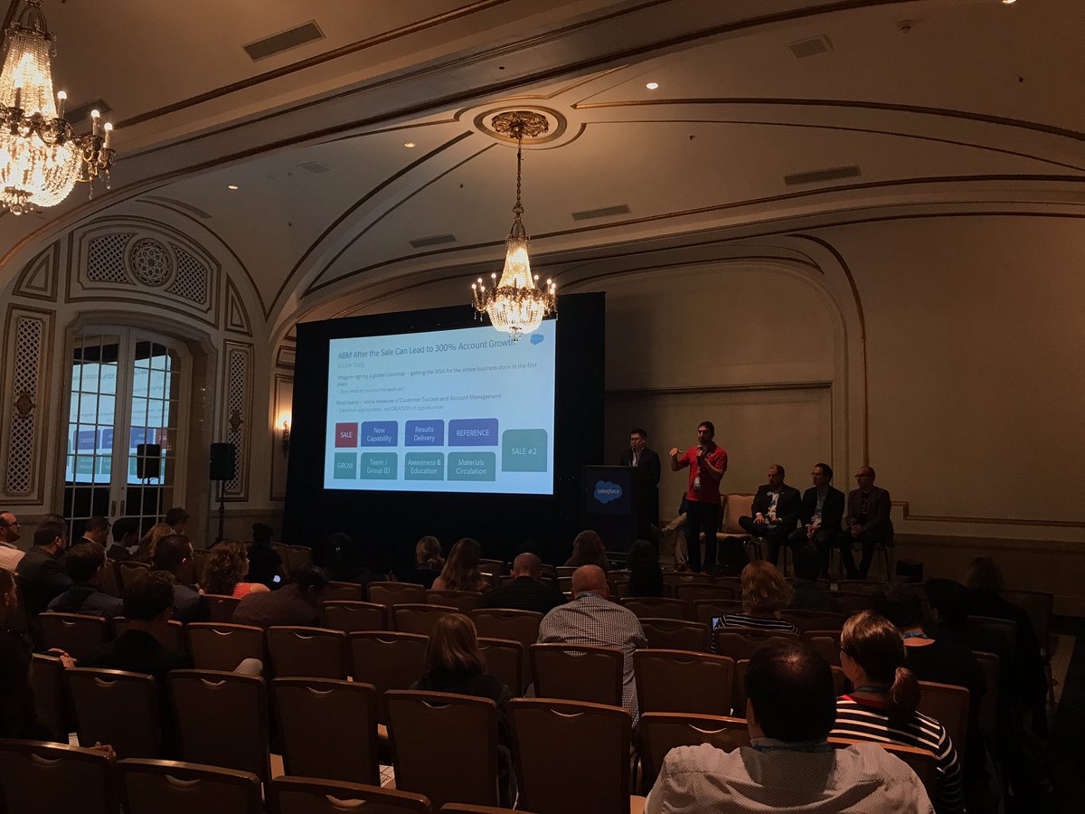 ABM doesn’t end with the sale though. Showing personalized #CustomerLove leads to account growth #1ABM #DF18