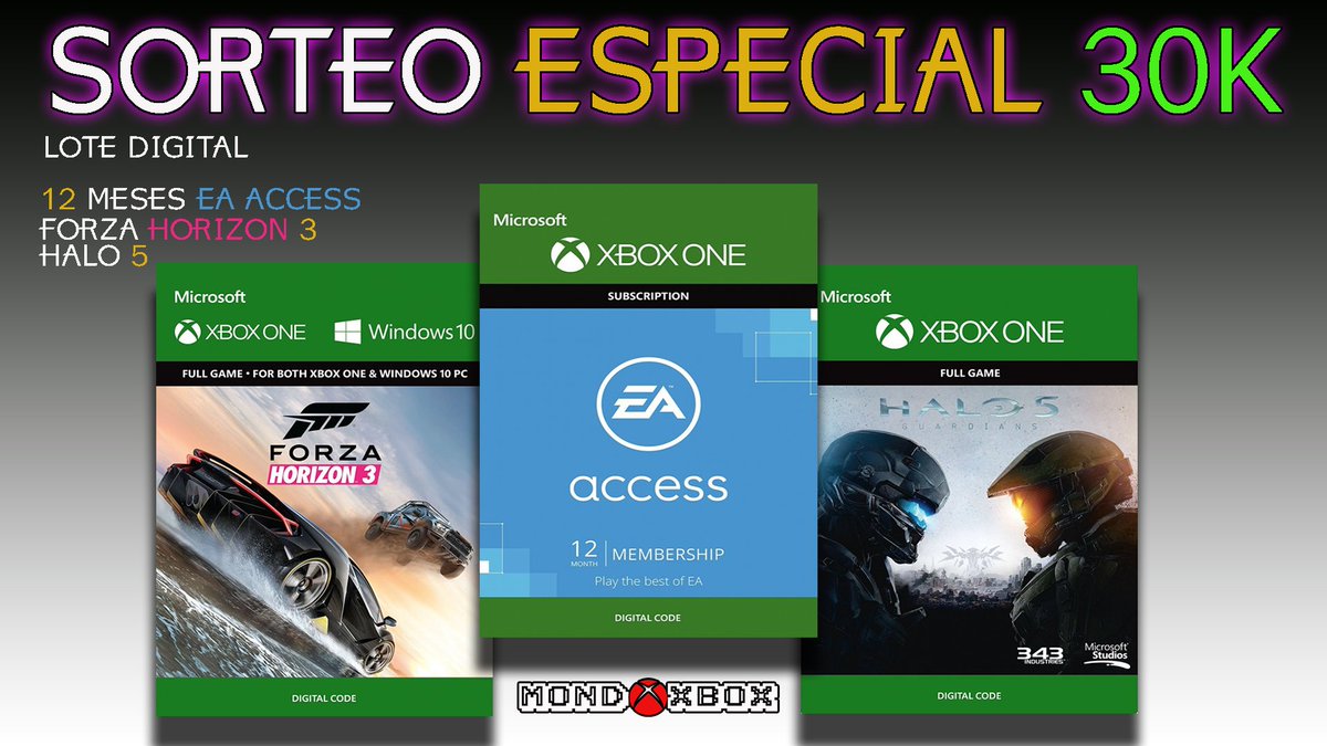 MondoXboxEsp's tweet photo. Sorteo especial de un lote de productos por llegar a 30K suscriptores, Seguid las instrucciones de la aplicación para ello, el sorteo termina este lunes, buena suerte a todos. https://t.co/lZOinkk9zy https://t.co/zz0kHjb65Z