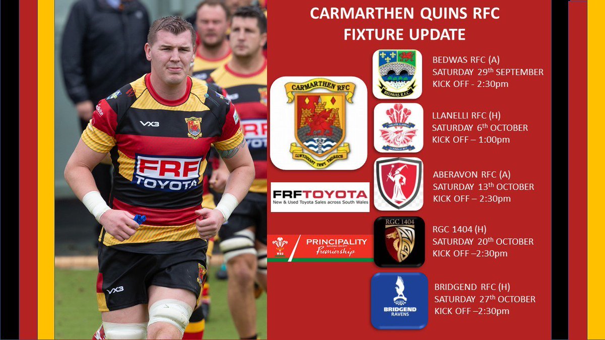 FIXTURE UPDATE
carmarthenquinsrfc.co.uk/News/Article/5…