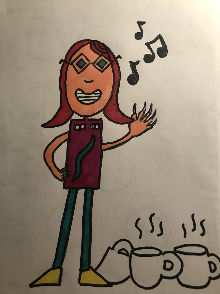 MrsNTodd's tweet photo. Our very talented nqt has drawn a robot me for our English unit! Love it! #canibuildanotherme https://t.co/txDyCVeGjT