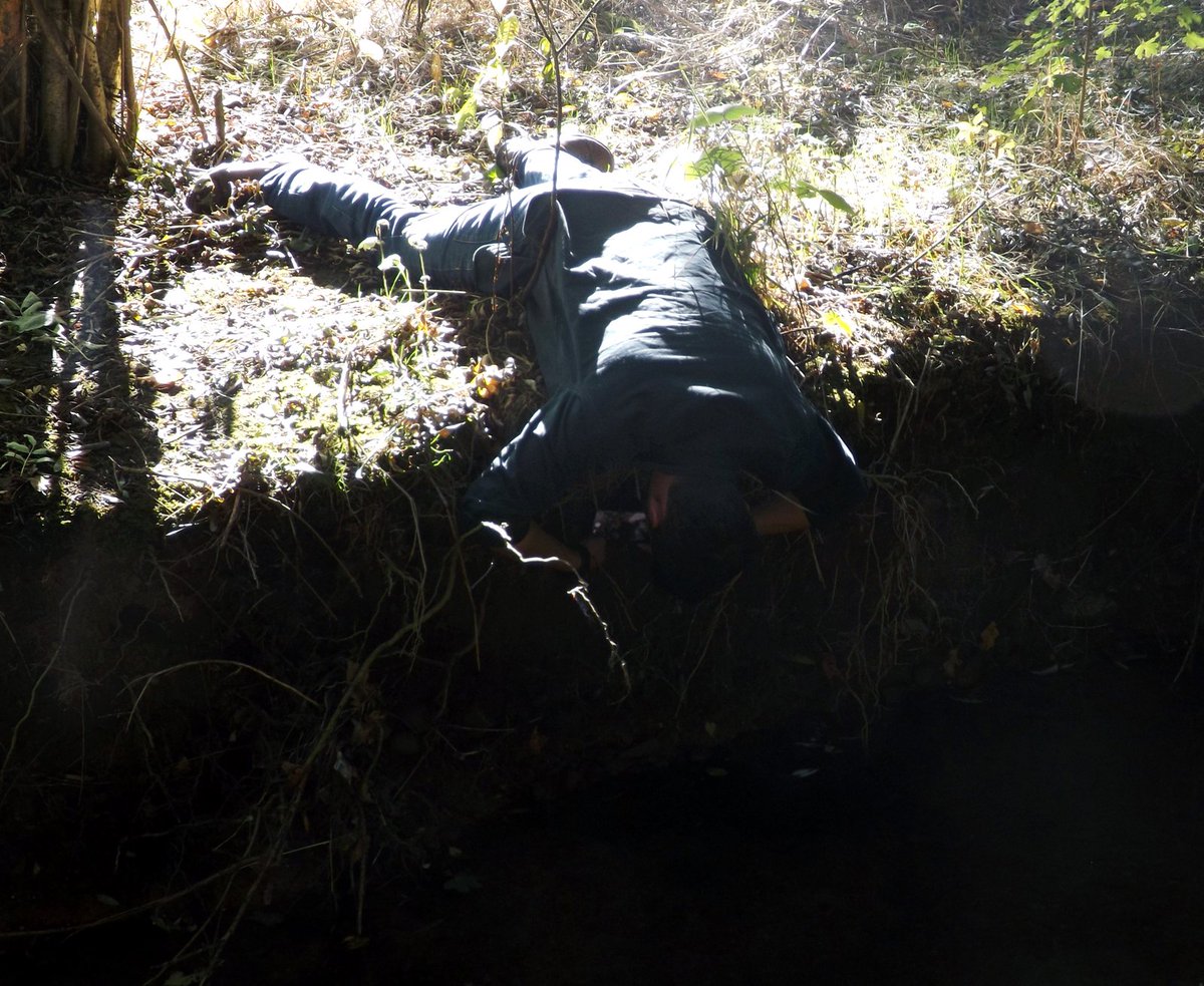 EcoRecording's tweet photo. Today we visited Woodgate Valley with @SalmonStour where we were looking at fish barriers along the Bourn Brook as well as checking out possible kingfisher burrows... https://t.co/G7n4PbWrZL