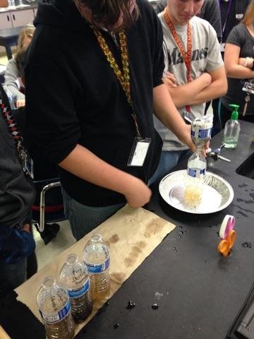 madison_magic's tweet photo. Students were provided with a few household items and asked to engineer a solution to a world-wide need-fresh, safe drinking water. Not only did we plan, design, test and market our filters we had FUN doing it!
#FutureEngineers #ProblemSolving #BasicHumanNeed @APSLZ4 @ABQschools https://t.co/p507eaDxLL