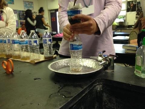 madison_magic's tweet photo. Students were provided with a few household items and asked to engineer a solution to a world-wide need-fresh, safe drinking water. Not only did we plan, design, test and market our filters we had FUN doing it!
#FutureEngineers #ProblemSolving #BasicHumanNeed @APSLZ4 @ABQschools https://t.co/p507eaDxLL
