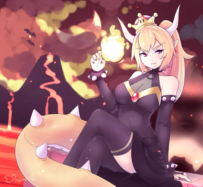 Finally done yay o/ #Bowsette #クッパ姫 