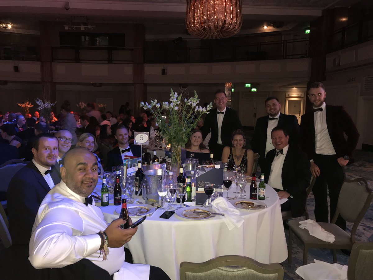 Big night at the #BAAwards, the night is in full swing on the Xero table X