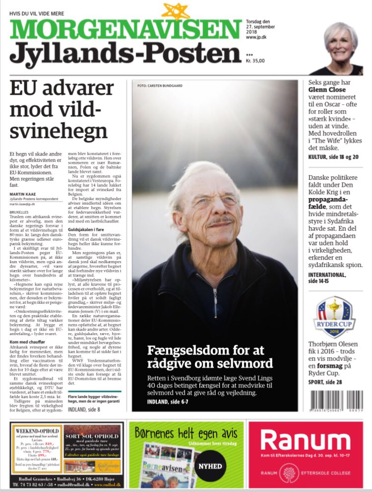 DanmarksNatur's tweet photo. Nu blander EU-Kommissionen sig også i de kontroversielle planer om at bygge et vildsvinehegn og er på linje med @DanmarksNatur’s kritik: hegnet vil få konsekvenser for dyrelivet og er spild af penge https://t.co/eHyvWoWi8n #dkpol #dkgreen https://t.co/gDol26JO8r