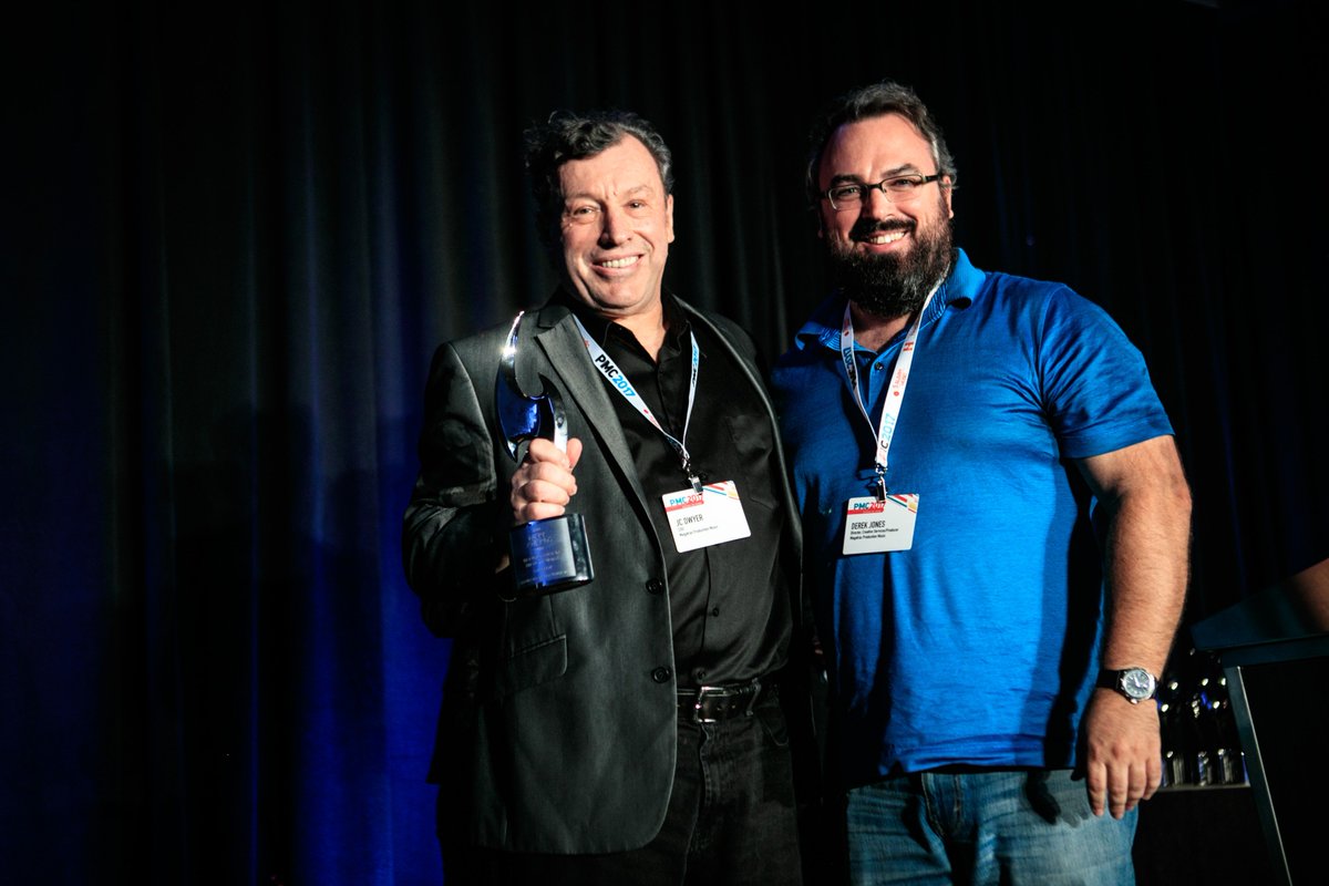 alistmusic_'s tweet photo. In honor of our SIX Mark Awards nominations this year, here's a throwback of John C. Dwyer and Derek Jones accepting one of two Mark Awards last year!

#AListMusic #trailermusic #quality https://t.co/glQUD45dW6
