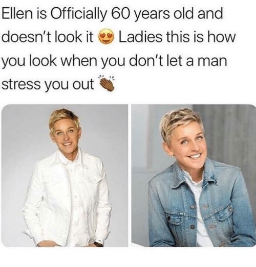 ericajanet's tweet photo. Well... there goes my marriage!! Lol 🤣 #DIVORCE #itsover #shesamazing #shesbeautiful #bekindtooneanother #EllenDeGeneres https://t.co/k3KBBEPcdh