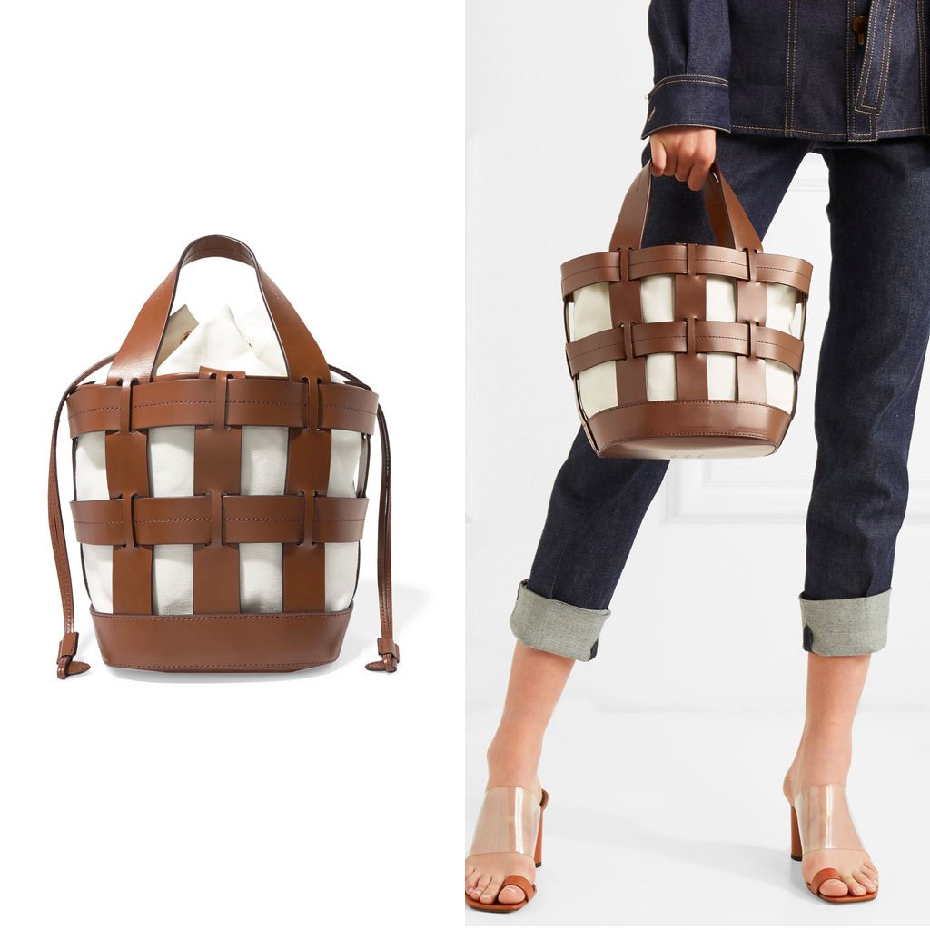 NETAPORTER's tweet photo. Basket and bucket bags have ruled the street style circuit for a few seasons now, so we know #Trademark's 'Cooper' tote will be an instant hit – shop now at #NETAPORTER 🖤 #BagsBulletin https://t.co/Uly7lAfi8e https://t.co/4E4QFZiybm