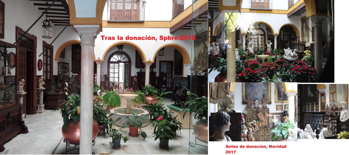 Para muestra, una imagen comparativa de lo que ha salido sólo del zaguán de la casa de don Mariano para su museo Bellver #Museo <a href="/museoBellver/">Museo Bellver</a> Deseando lo inauguren para paladear sus obras de arte. Gracias, don Mariano.