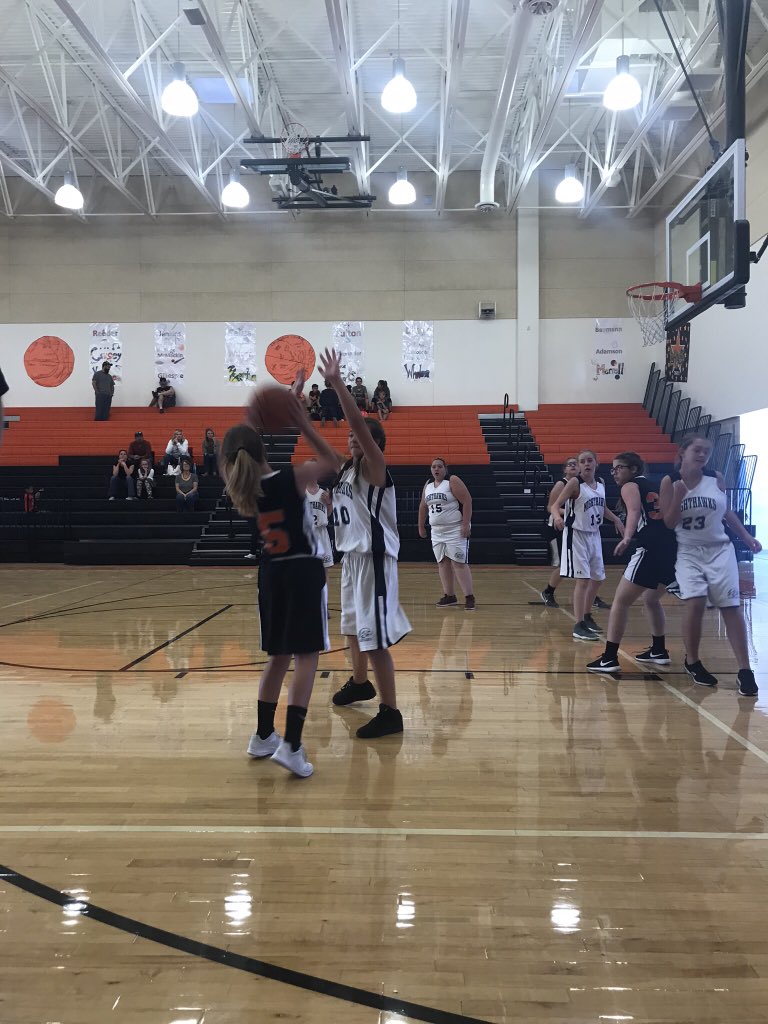 Girls basketball in action!