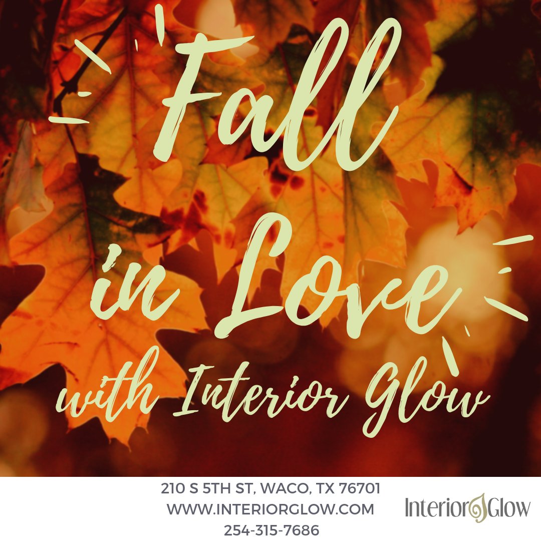 InteriorGlow's tweet photo. Fall in Love with Interior Glow this year and bring the season’s glow to your home! #InteriorGlow #Waco #ShopLocal #HomeDecor #Furniture #TreeRentals #Gifts https://t.co/dlIuJAkb5u