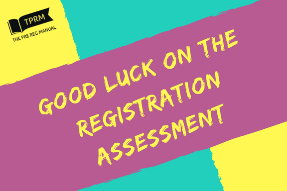 ThePreRegManual's tweet photo. Wishing all those sitting the @TheGPhC Registration Assessment tomorrow, all the best. #TPRM #Prereg18 https://t.co/3BZXZxGNMM