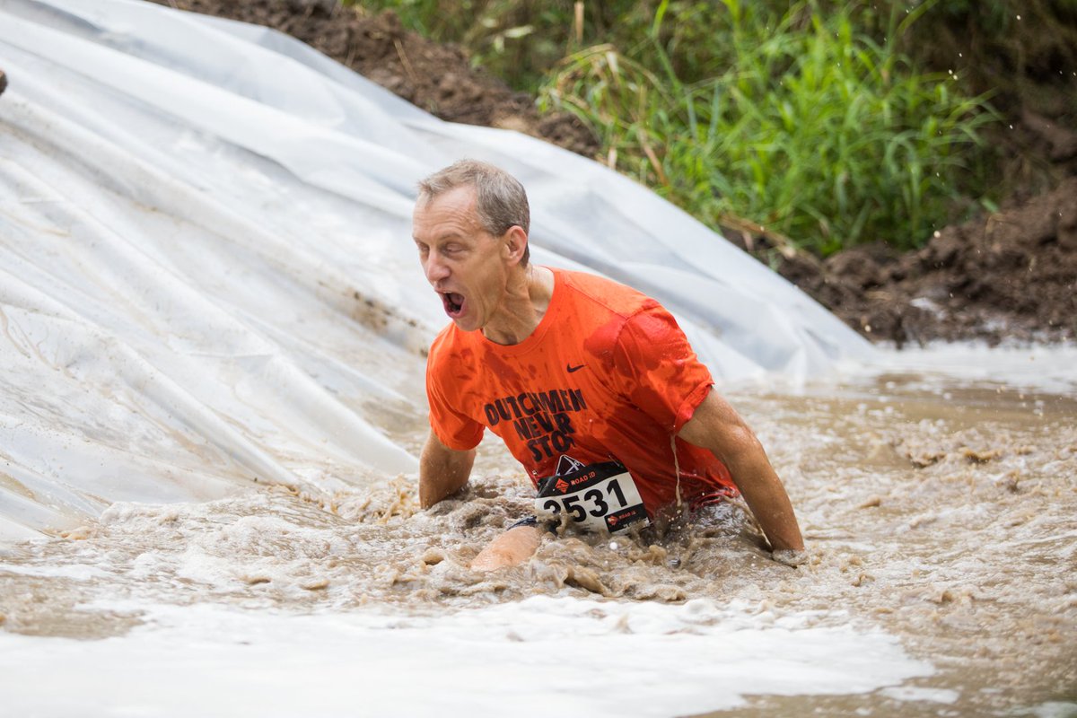 GRMudRun's tweet photo. Everyday is an adventure.
Take on your day like this dude took on the 60' mud slide!
#grmudrun https://t.co/5p0wEbl4ZH