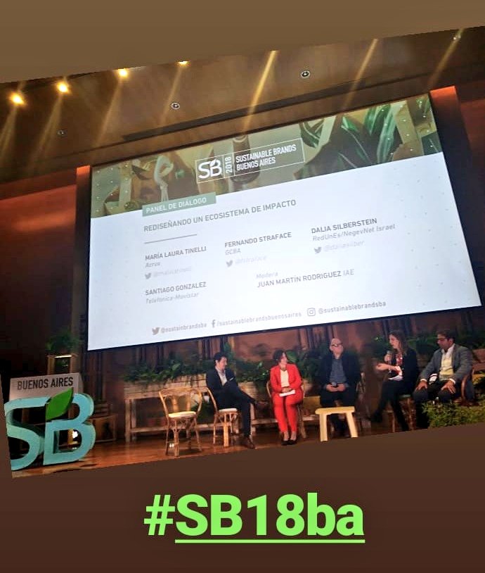 PaulaMonteleone's tweet photo. El equipo de @TelefonicaComAr en @SustainBrandsBA #SB18ba #OpenFuture https://t.co/s0G7eekYEj
