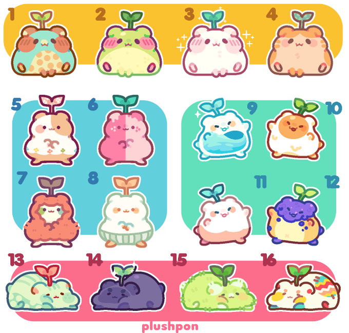 some hamham bean adopts! ✨
they're $15 each! you can claim here or over at dA!
(link in reply) 