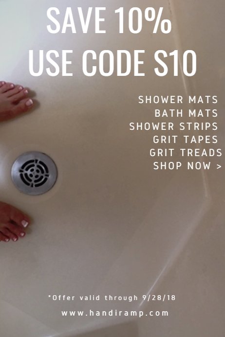 Falls are the leading cause of #ER visits and are on the rise. Prevent an accident in your home today and Save 10% on #bathroom and #outdoor non-slip treads. #home #decor #safety handiramp.com/slip-fall-prev…