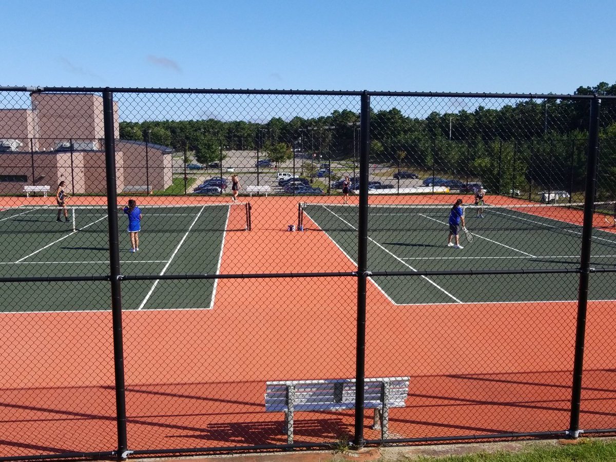 1st and 2nd Doubles playing against Lakewood