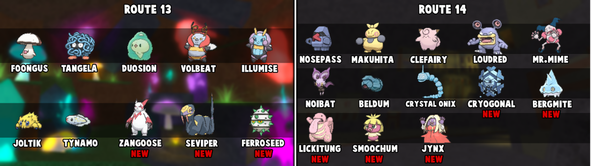 Canislapyournan On Twitter Update New Pokemon Have Been Added
