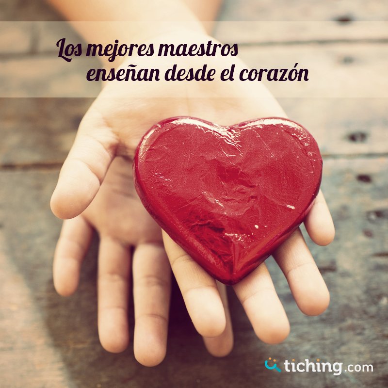 tiching's tweet photo. Para todos aquellos maestros y maestras que enseñan desde el corazón...¡GRACIAS! #GraciasDocentes #EnseñarConCorazón https://t.co/Wyrl7l5jpX