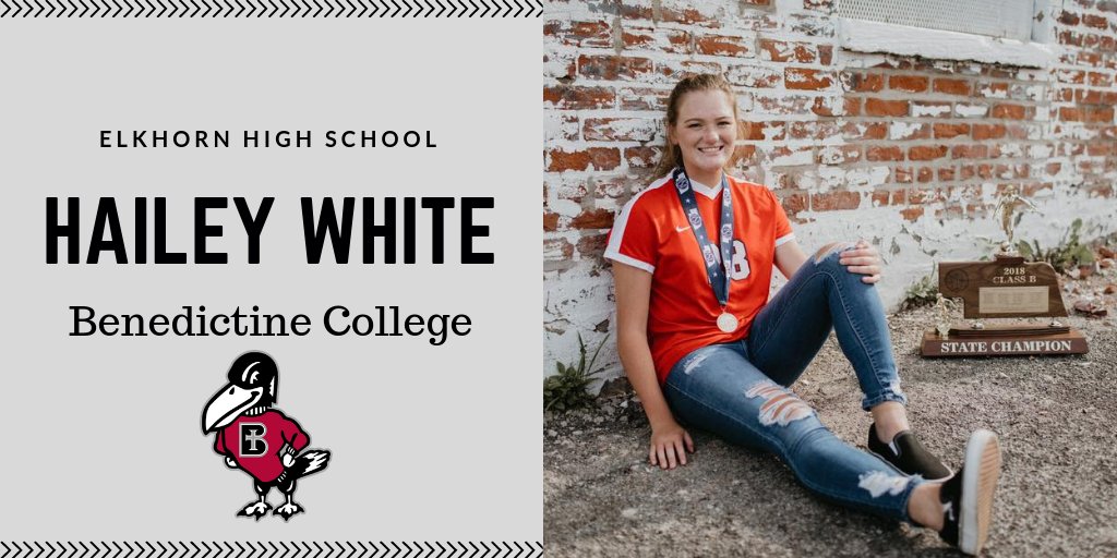 ElkhornSoccer's tweet photo. Make that TWO recent college commits! Show some love for Hailey White on her commit to @RavenWSoccer &amp; Zion Osorio on his commit to @OmahaMSOC! Way to go, guys! 👏👏👏 https://t.co/UvEPYkkAcp