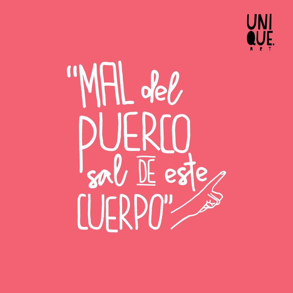 UniqueArt_mx's tweet photo. Sé que puedo! #goaway #maldelpuerco https://t.co/yBdUWLApL8