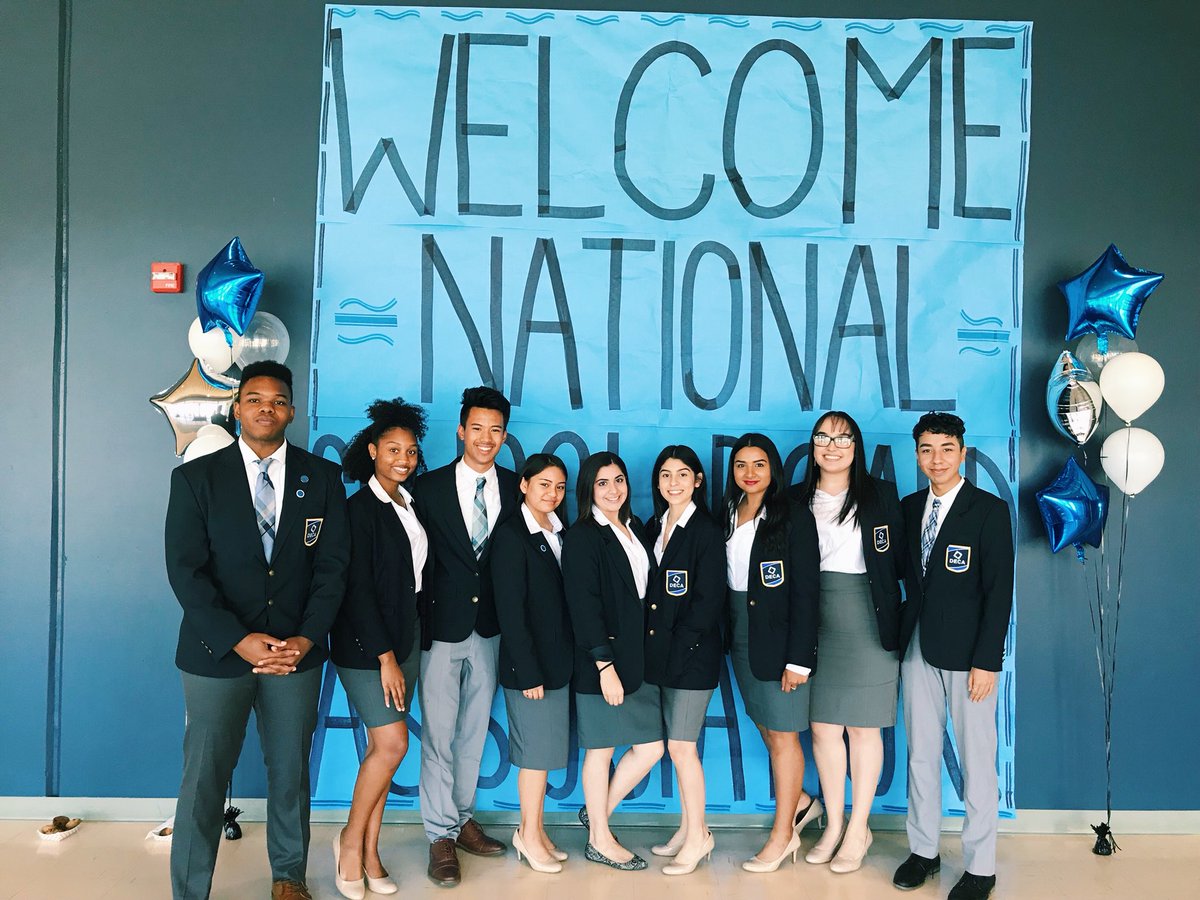 DECA Student Ambassadors for the National School Board Association Luncheon!! #deca #easttechdeca