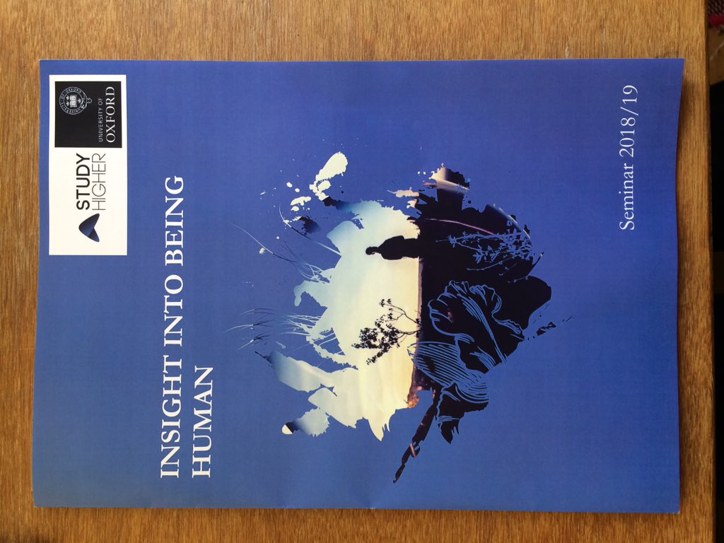 equreshihurst's tweet photo. Kicked off the Oxford Access Network’s Study Higher programme with our seminar on ‘Being Human’ today at @BHFCS. Very excited to be getting the programme underway! #universityofoxford #wideningaccess #studyhigher #beinghuman #philosophy #literature https://t.co/uUP55XwbZx