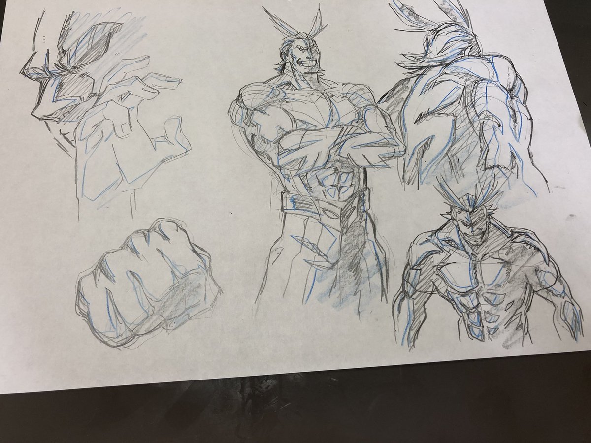 たじ No Twitter 模写したら筋肉覚えないかなーと 馬越さんの原画集