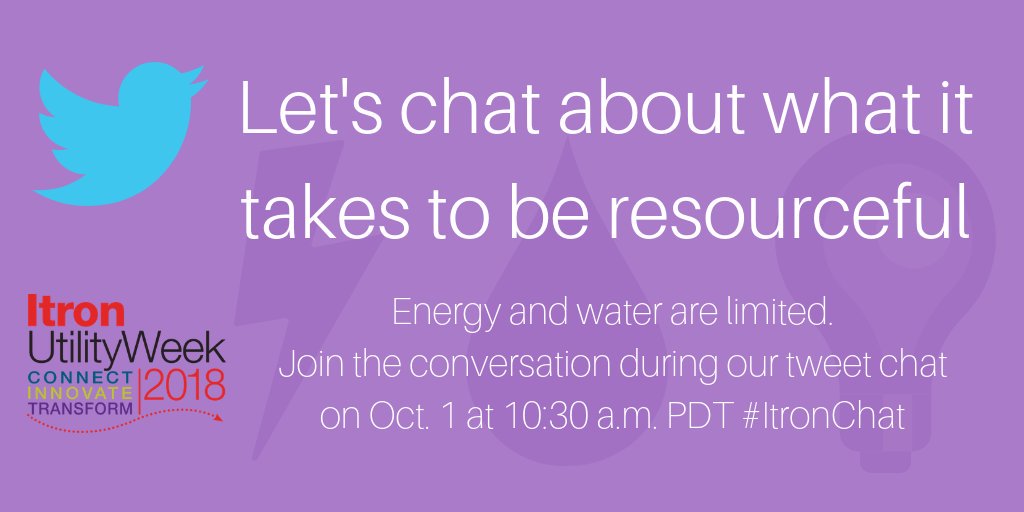 Poweroverenergy's tweet image. We are excited to participate in next week&apos;s #ItronChat, hosted by @Teena_Maddox of @TechRepublic. Join us!