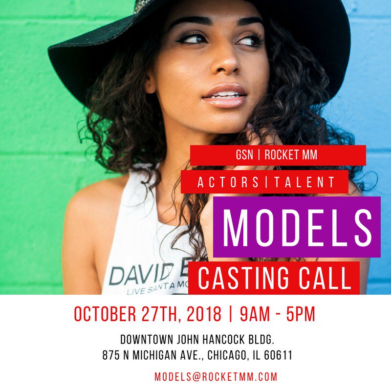 Rocketmm's tweet photo. Chicago Models we looking for you! https://t.co/ZkLu4cso68