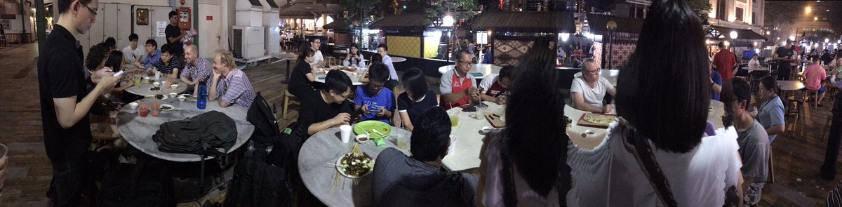 kerion7's tweet image. #SatayPHP at #PHPConfAsia ! Glad that it happened! 🍢🍡🥤 #what_is_sugar_cane_juice #duck_meat_satay